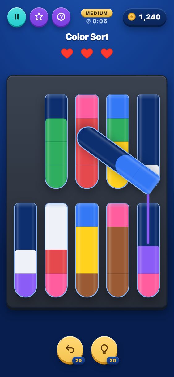 Color Sort - Medium