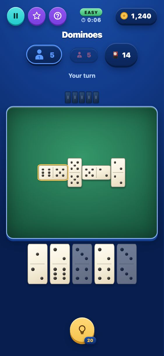 Dominoes - Easy