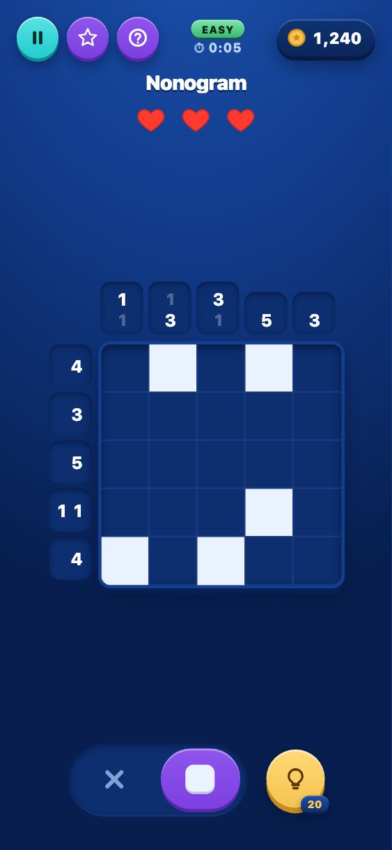 Nonogram - Easy