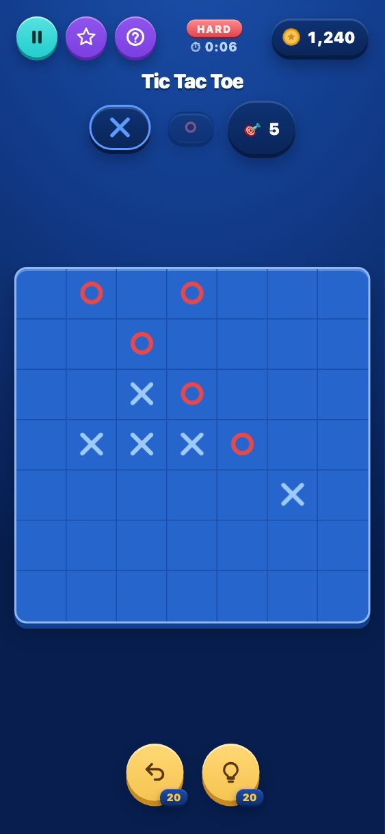 Tic Tac Toe - Hard