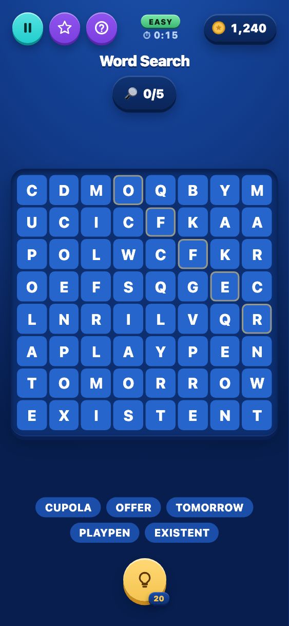 Word Search - Easy
